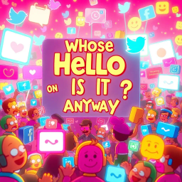 Whose Hello Is It Anyway? - Text-based game