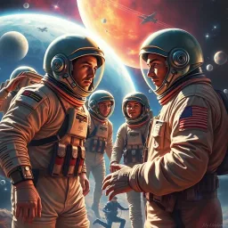 Galactic Showdown: The Last Mercury 7 - Text-based game