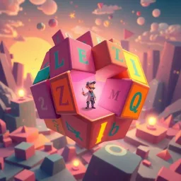 Spinning Cube Adventure - Text-based game