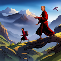 Silk Trail Monks - Text-based game