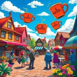 Whose Hello is it Anyway? - Text-based game