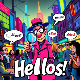 Whose Hello Is It Anyway? - Text-based game