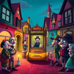 Whose Hello is it Anyway? - Text-based game