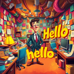 Whose Hello Is It Anyway? - Text-based game
