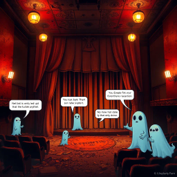 Hello, Whose Ghost Is It Anyway? - Text-based game