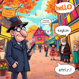 Whose Hello Is It Anyway? - Text-based game