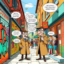 Whose Hello Is It Anyway? - Text-based game