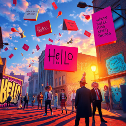 Whose Hello is it Anyway? - Text-based game