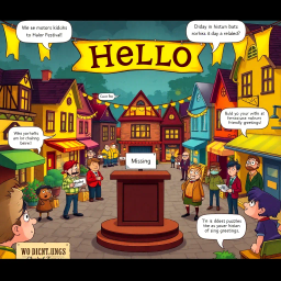 Whose Hello Is It Anyway? - Text-based game