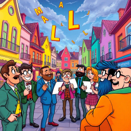 Hilarious Mystery text games