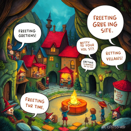 Whose Hello Is It Anyway? - Text-based game