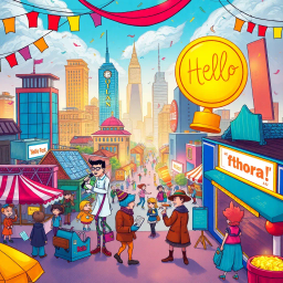 Whose Hello Is It Anyway? - Text-based game