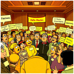 Whose Hello Is It Anyway? - Text-based game