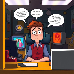 Whose Hello Is It Anyway? - Text-based game