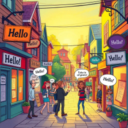 Whose Hello Is It Anyway? - Text-based game