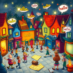 Whose Hello Is It Anyway? - Text-based game