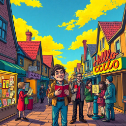 Whose Hello Is It Anyway? - Text-based game