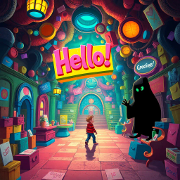 Whose Hello Is It Anyway? - Text-based game