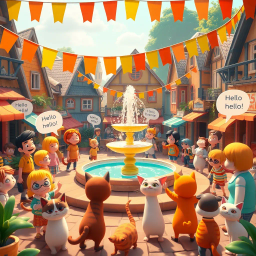 Whose Hello Is It Anyway? - Text-based game