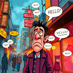 Whose Hello is It Anyway? - Text-based game