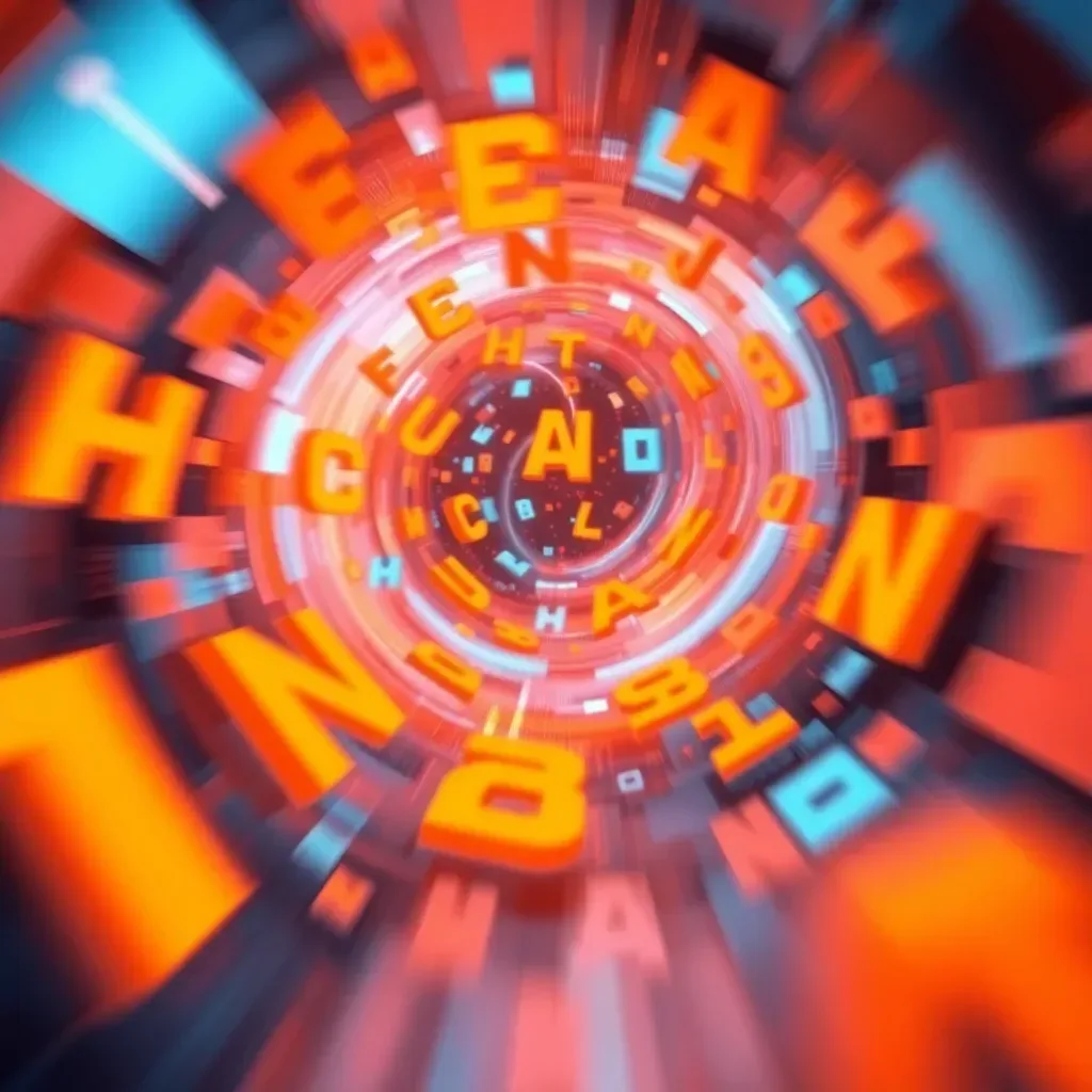 Spinning Glyphs