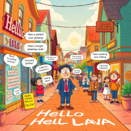 Whose Hello Is It Anyway? - Text-based game