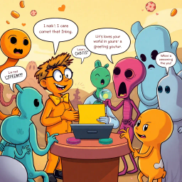 Whose Hello Is It Anyway? - Text-based game