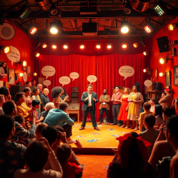 Interactive Improv text games