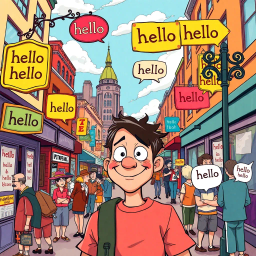 Whose Hello is it Anyway? - Text-based game