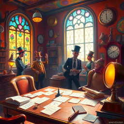 Mystery of the Whos - Text-based game