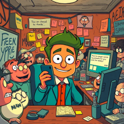 Hello, Who Dis? - Text-based game