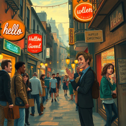 Whose Hello Is It Anyway? - Text-based game