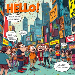 Whose Hello Is It Anyway? - Text-based game