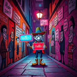 Whose Hello is it Anyway? - Text-based game