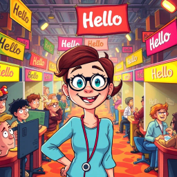 Whose Hello is it Anyway? - Text-based game