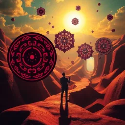 Spinning Glyphs - Text-based game