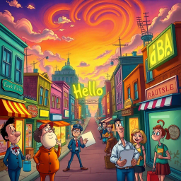 Whose Hello is it Anyway? - Text-based game