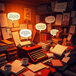 The Author's Alibi - Text-based game