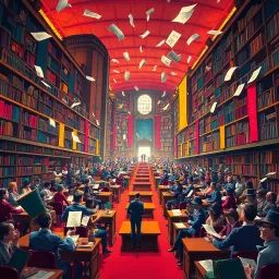 The Great Debate: A Quest for the Best Paper - Text-based game