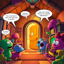 Hello, Who's There? - Text-based game