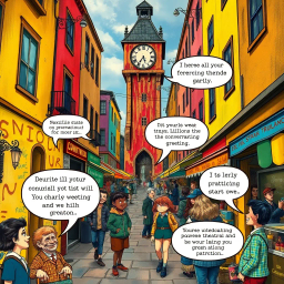 Whose Hello Is It Anyway? - Text-based game