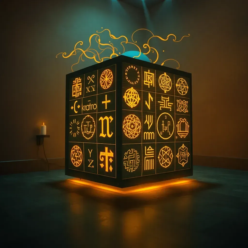Spinning Glyphs