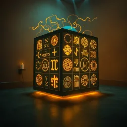 Spinning Glyphs