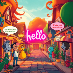 Whose Hello Is It Anyway? - Text-based game