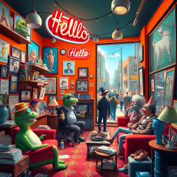 Whose Hello Is It Anyway? - Text-based game