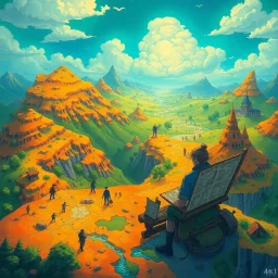 Cartographic Chronicles: The Mapmaker's Reckoning - Text-based game
