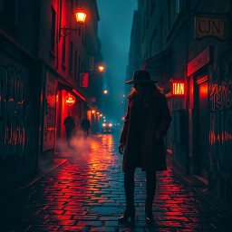 Whispers in the Alley - Text-based game