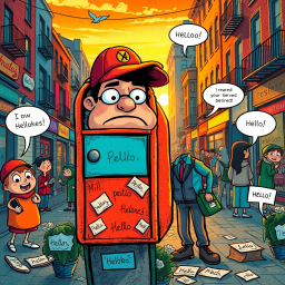 Whose Hellos Are These, Anyway? - Text-based game