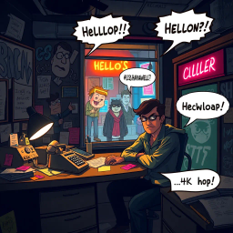 Whose Hellos Are These, Anyway? - Text-based game