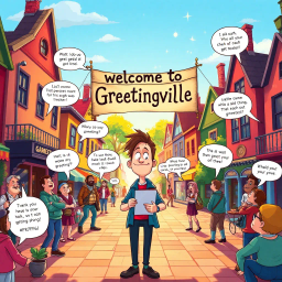 Whose Hello is it Anyway? - Text-based game